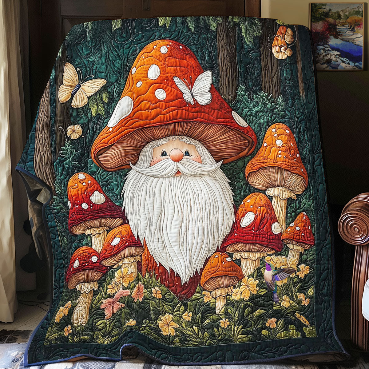 Rynx | Mushroom Gnome Blanket