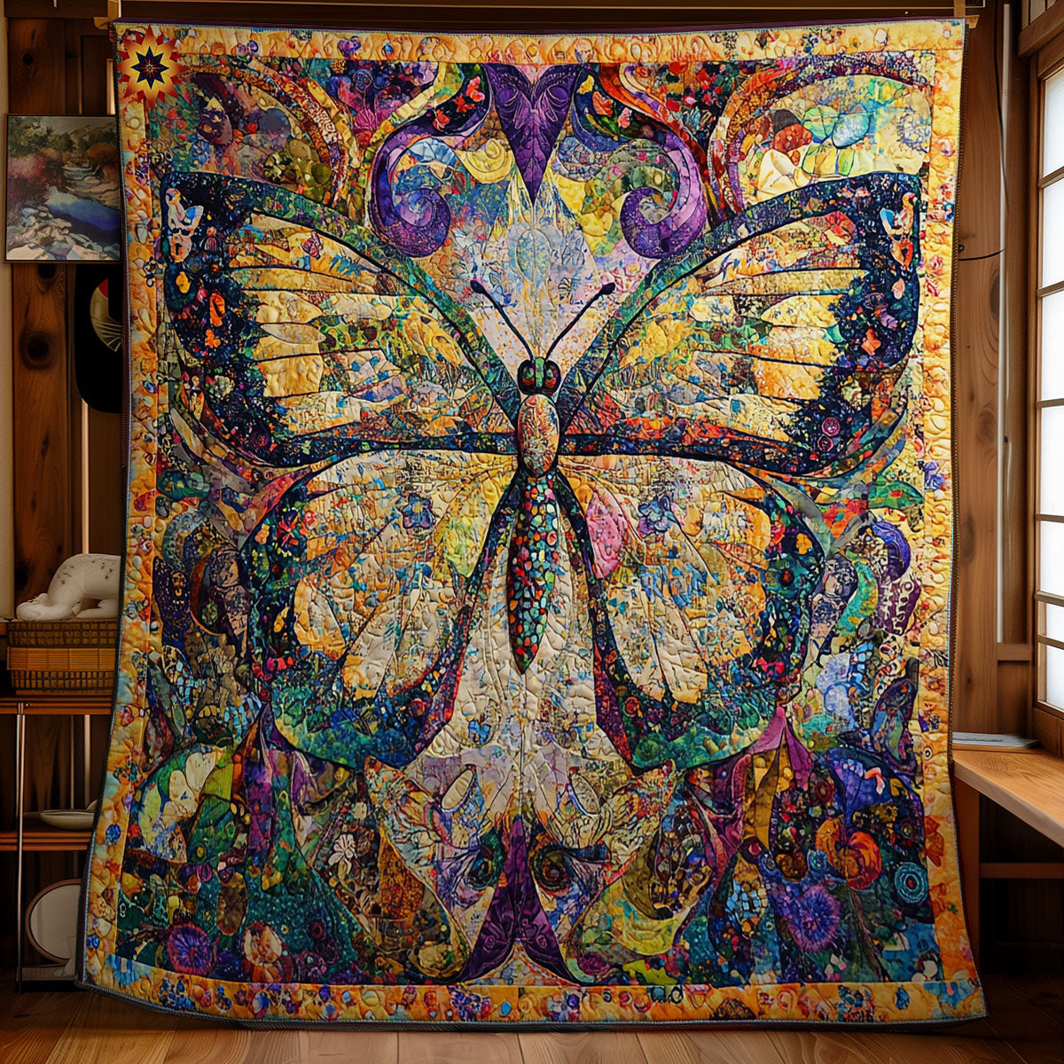 Rynx | Abstract Butterfly Quilt