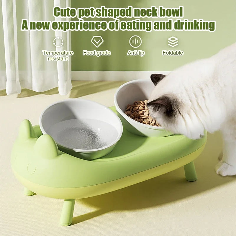Rynx | Stainless Steel Double Bowl Feeder