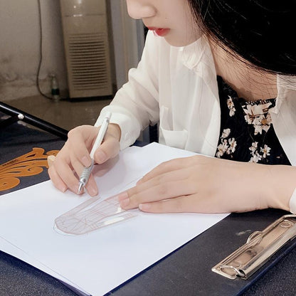 Rynx | Fashion Designer's Acrylic Sketch Line - Ultimate Guide for Human Figures and Clothing Designs