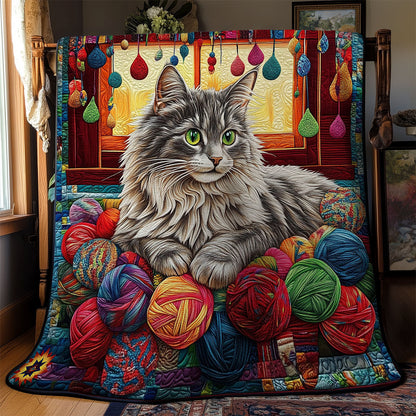 Rynx | Maine Coon In Yarn Quilt