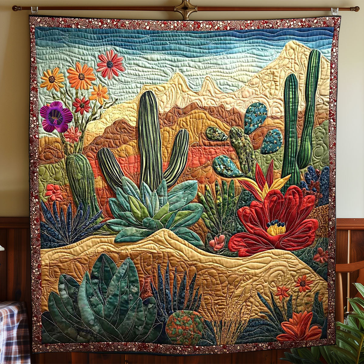 Rynx | Cactus Succulent Bedspread