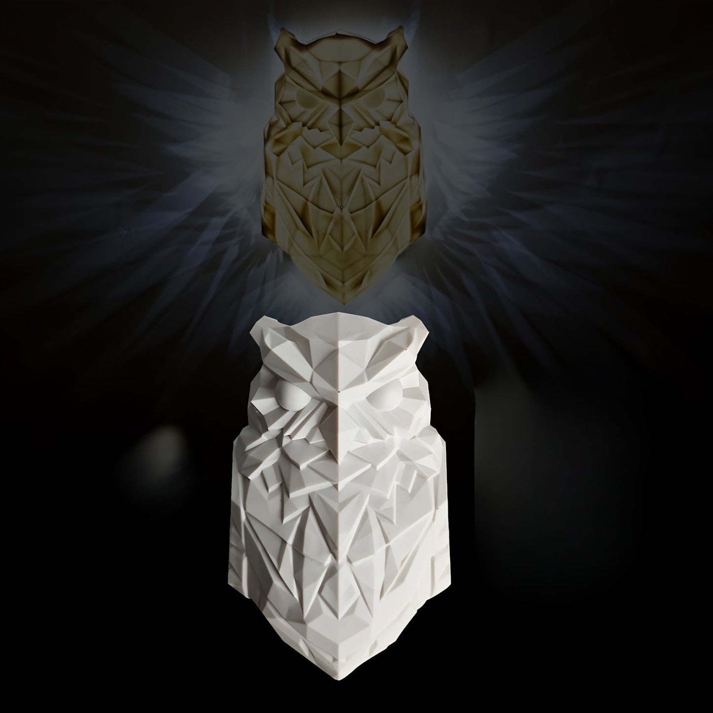 Rynx | OwlGlow - Geometric Owl LED Wall Decoration for Seasonal Celebrations