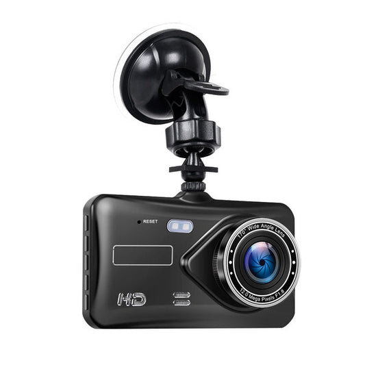 Rynx | A6T 4-inch 170° Wide Angle Full HD 1080P Car DVR Dual Lens Dash Cam Rear Camera Video Recorder with Touch Screen