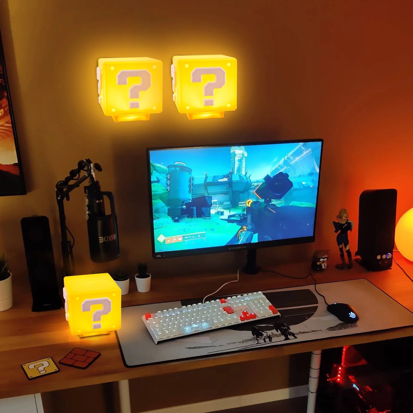 RYNX | Mario Night Light With Sound Effects