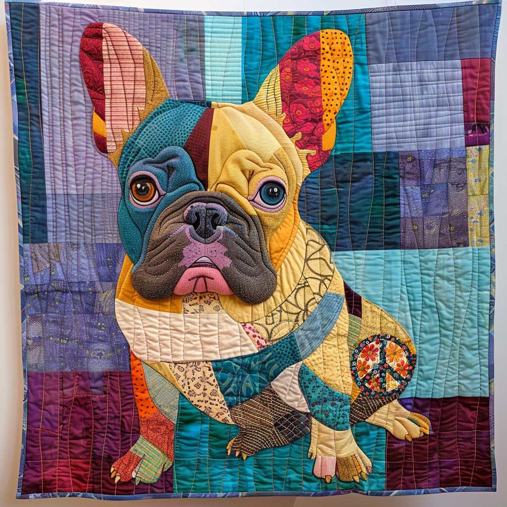 Rynx | Light French Bulldog Quilt