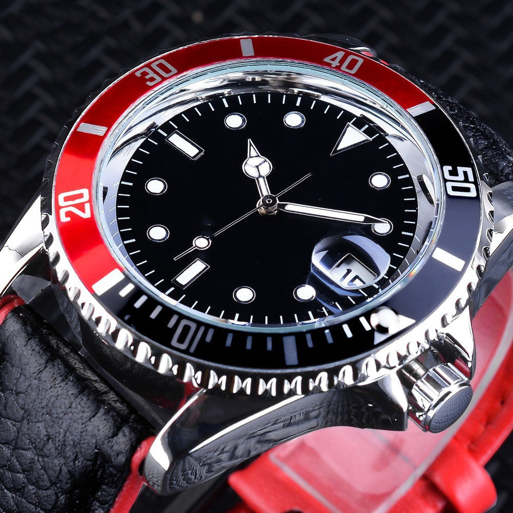 Rynx | Mechanical Watch Men's Leather Belt Fashion Retro
