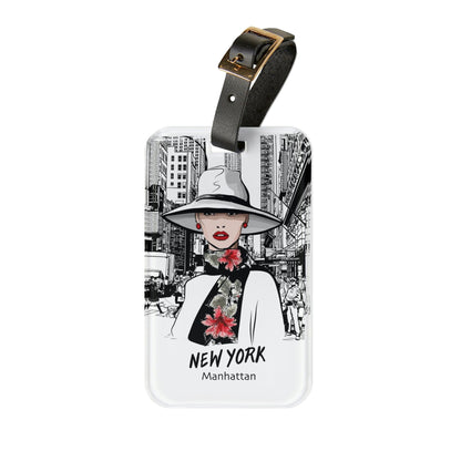 Rynx | Personalized chic acrylic luggage tags - stylish travel essential