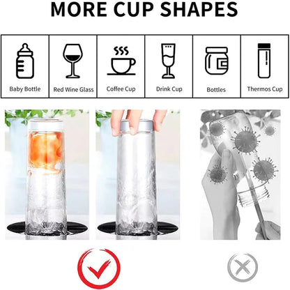 Rynx | High Pressure Water Tap Glass Cleaner for Kitchen Sink Automatic Glass Cup Cleaner Beer Coffee Milk Tea Cup Cleaner Bar Accessories