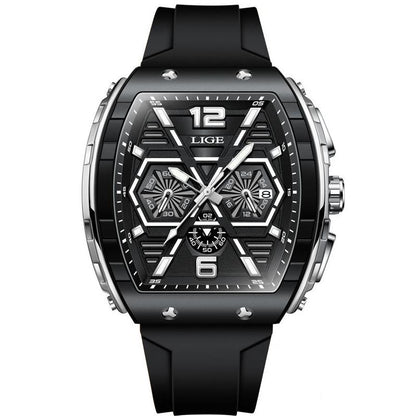 Rynx | Luxurious Square Waterproof Chronograph Watch