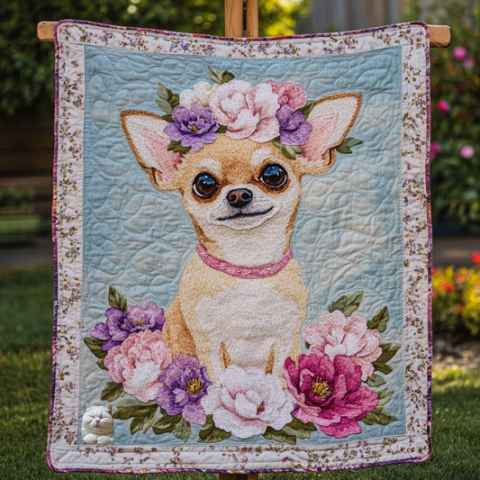 Rynx | Chihuahua Flower Quilt