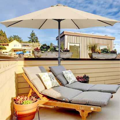 Rynx | 7.5FT Patio Umbrella with Push Button Tilt and Crank