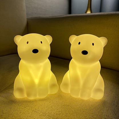 Rynx | PolarGlow - Cartoon Polar Bear Night Light with LED Uplight