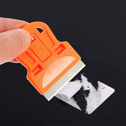 Rynx | 2pcs Mini Razor Blades Scraper - Removes Decals, Stickers, Old Glue, Glass and Car Window Film, Paint, Labels, and Debris