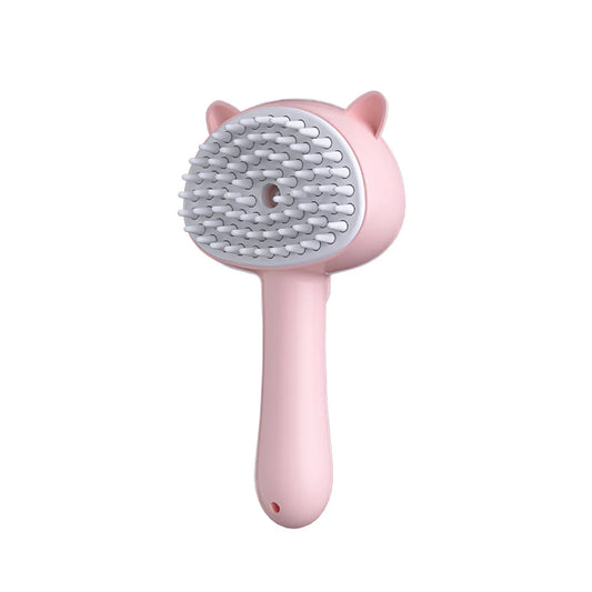 Rynx | 3-in-1 pet care electric steam brush with massage and hair removal jaws
