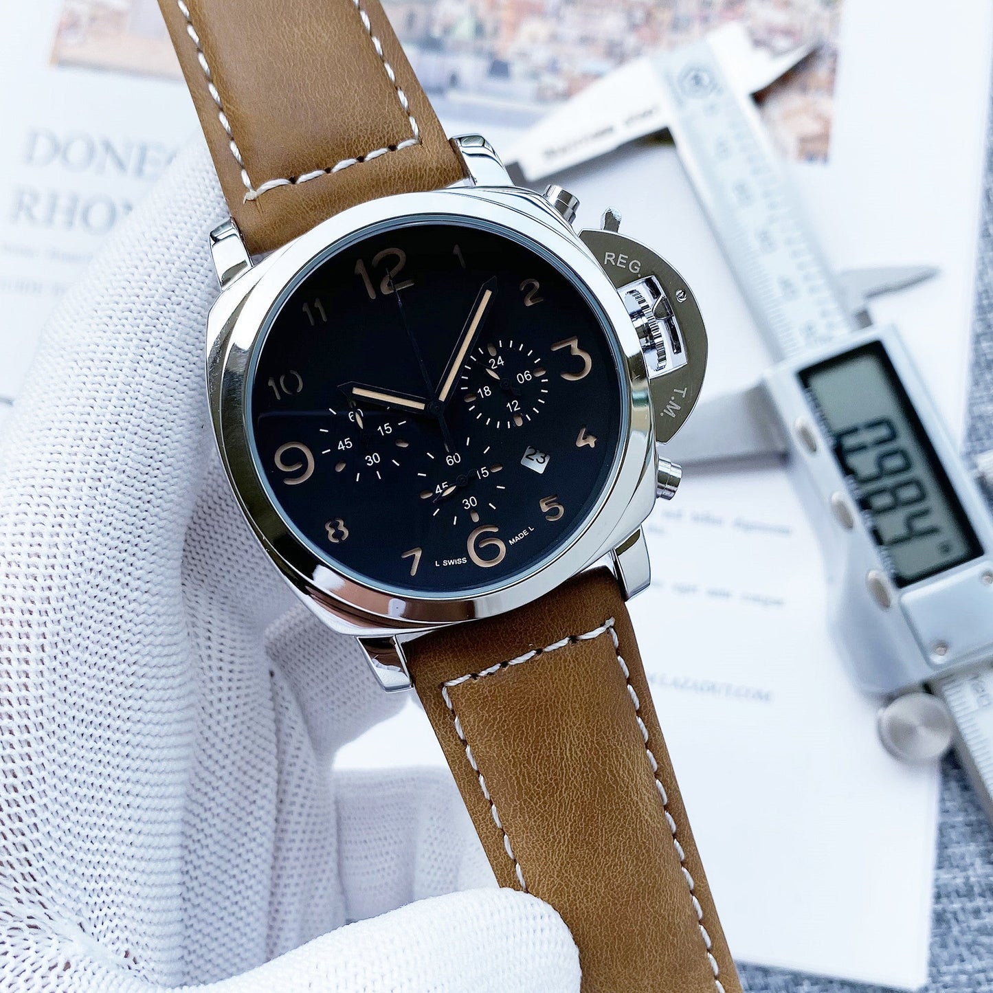 Rynx | Multifunctional Quartz Six Hands Working Watch