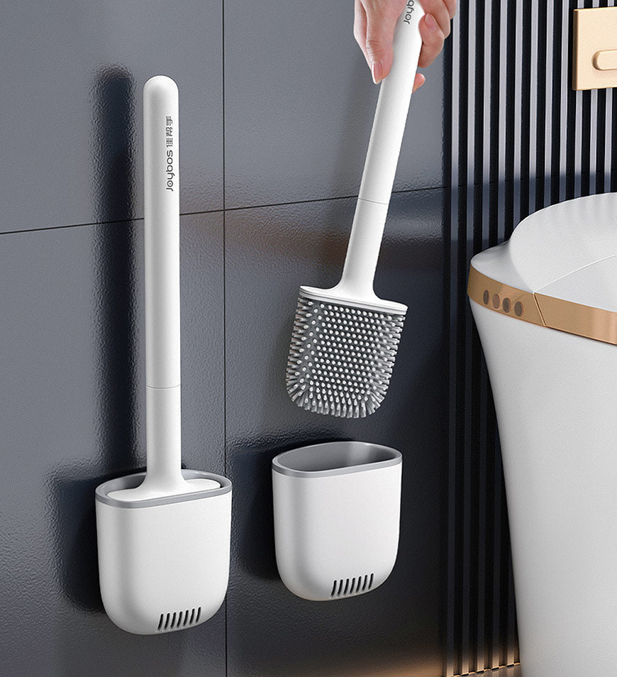 RYNX | Antibacterial Wall Toilet Brush with Silicone
