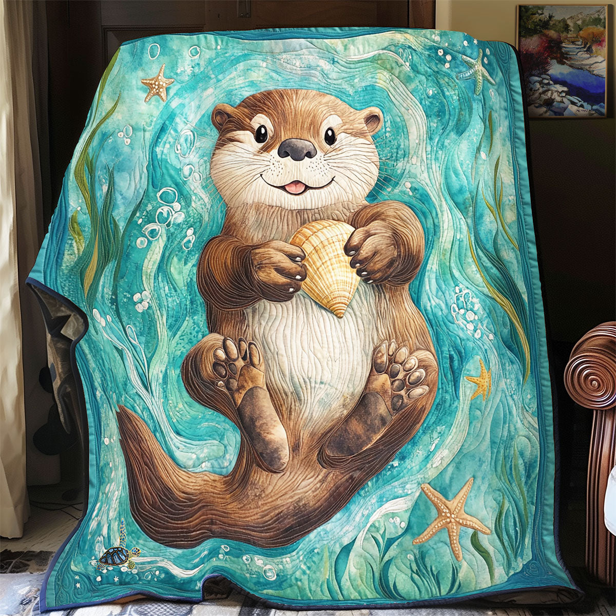 Rynx | Lying Sea Otter Quilt