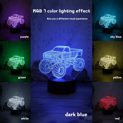 Rynx | TruckLight - Modern 3D Monster Truck LED Night Light