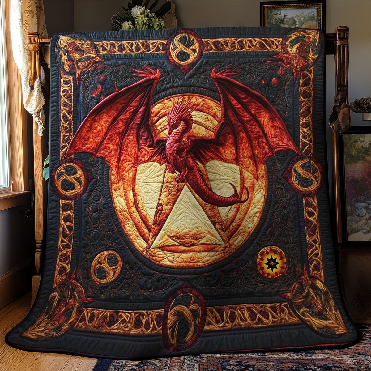 Rynx | Eternal Dragon Symbol Blanket
