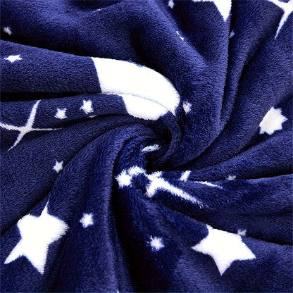 Rynx | Meteor Pattern Fleece Blanket – Soft and Warm, For Sofa, Bed, Office, Camping and Travel