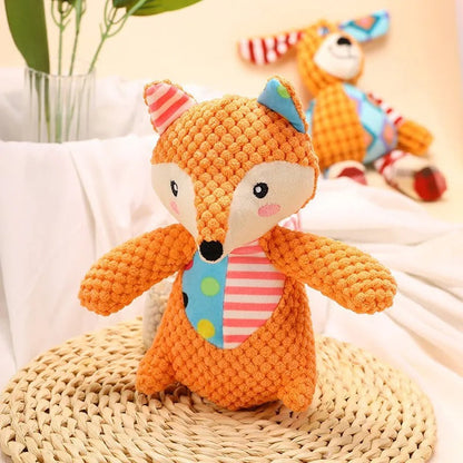 Rynx | Plush Squeaky Dog Toy for Teeth Cleaning & Interactive Play