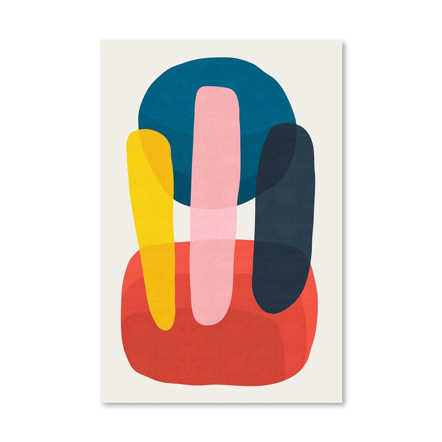 Rynx | Abstract shapes III Canvas