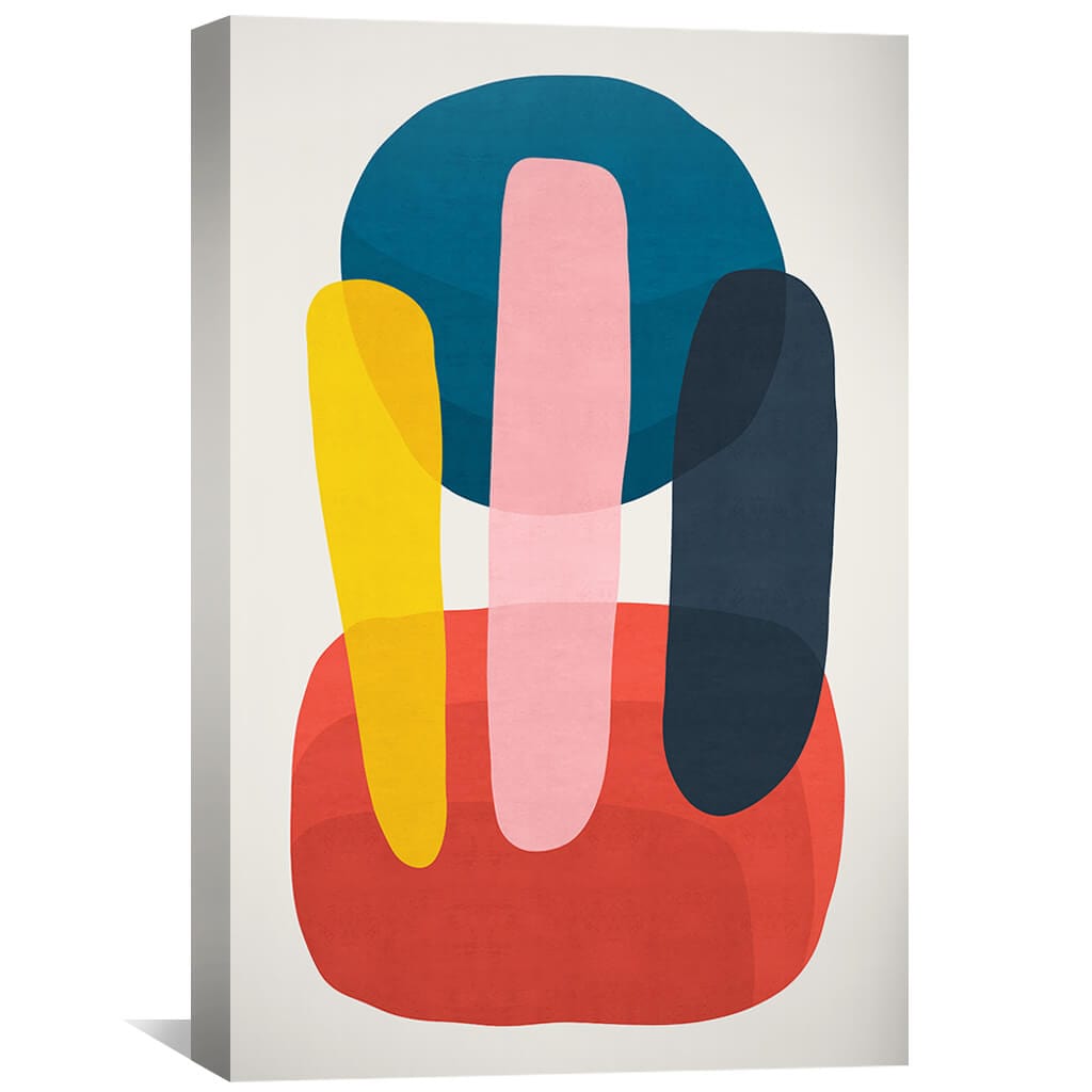 Rynx | Abstract shapes III Canvas