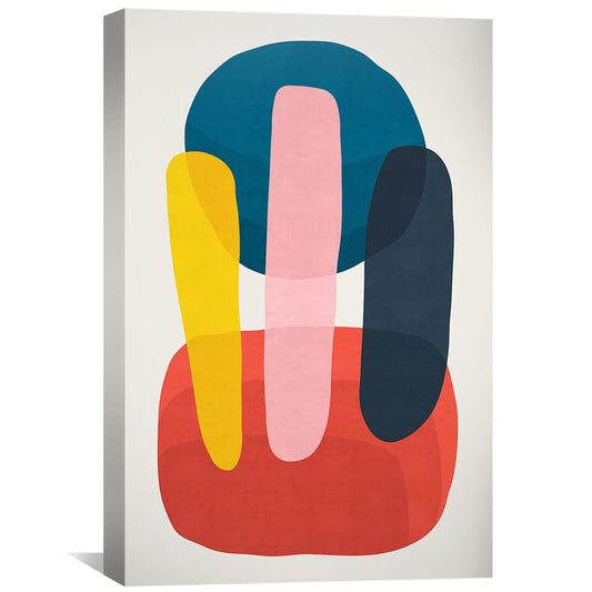 Rynx | Abstract shapes III Canvas