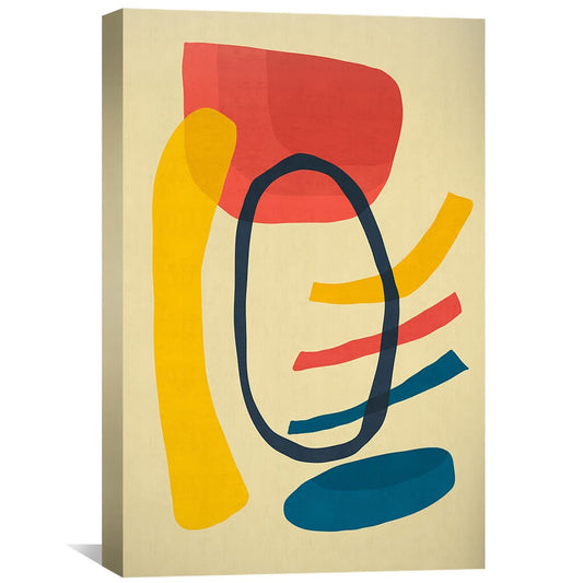 Rynx | Abstract shapes IV Canvas