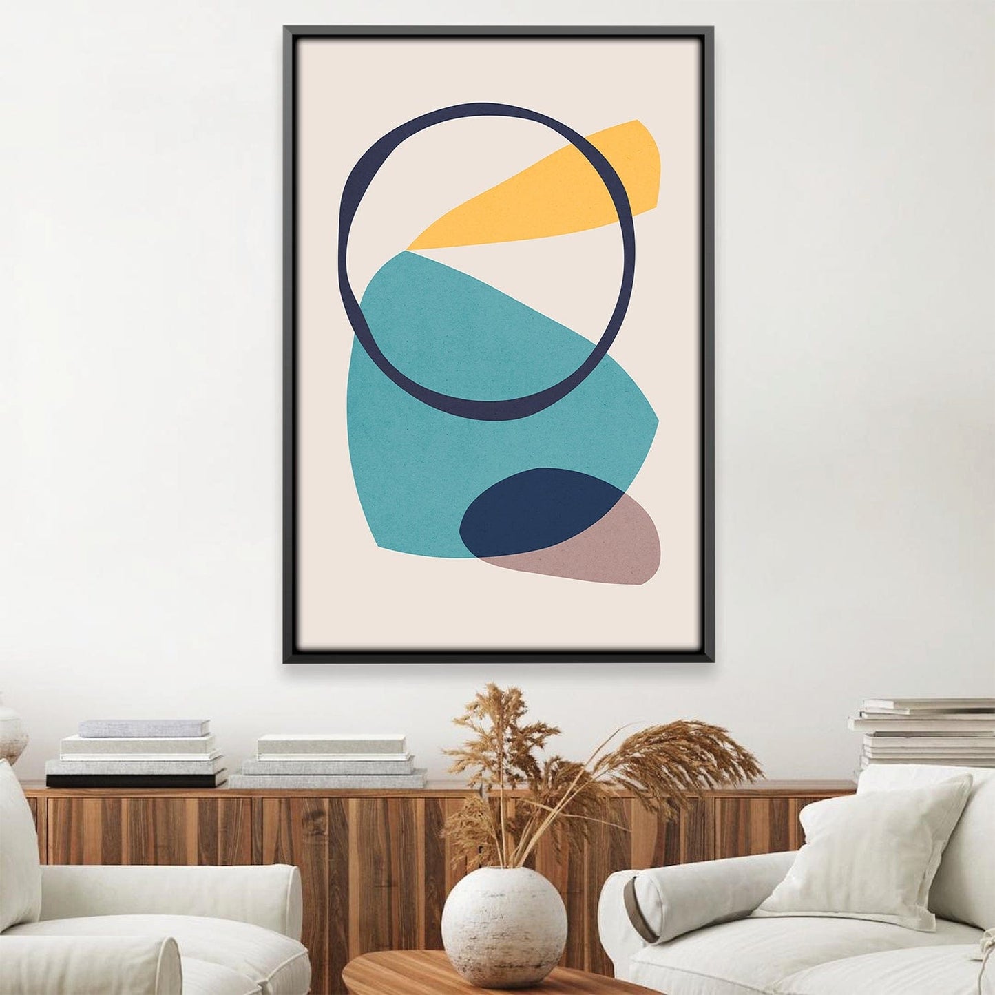 Rynx | Abstract Shapes XII Canvas