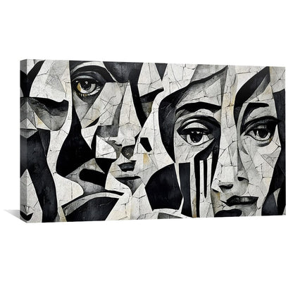 Rynx | Abstract Stares Canvas