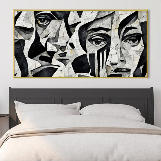 Rynx | Abstract Stares Canvas