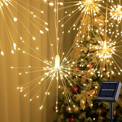 Rynx | SolarGlow - Solar Energy LED Garden Lighting with 90 Warm White LED Lights