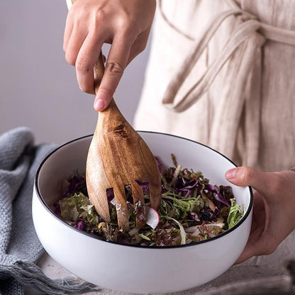Rynx | Acacia Wood Salad Set - Handmade - Sustainable - Perfect For Every Kitchen