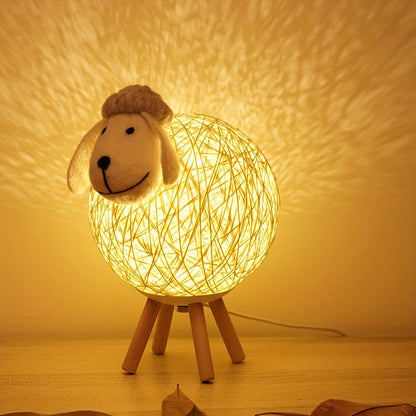 Rynx | SheepGlow - Charming Sheep-shaped USB Night Light, Dimmable and Adjustable