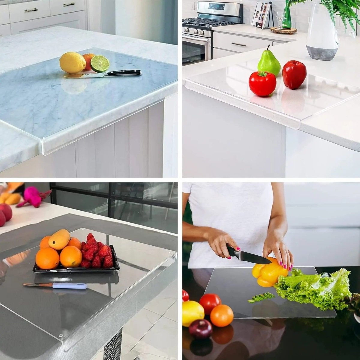Rynx | Acrylic Cutting Board - Non-Toxic - Sustainable - Perfect For Kitchen