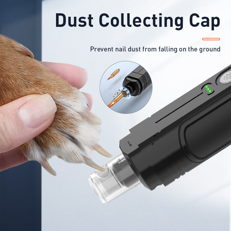 Rynx | Professional electric pet nail grinder with dual LED light