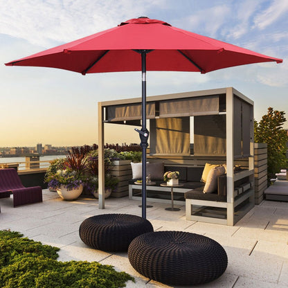 Rynx | 7.5FT Patio Umbrella with Push Button Tilt and Crank