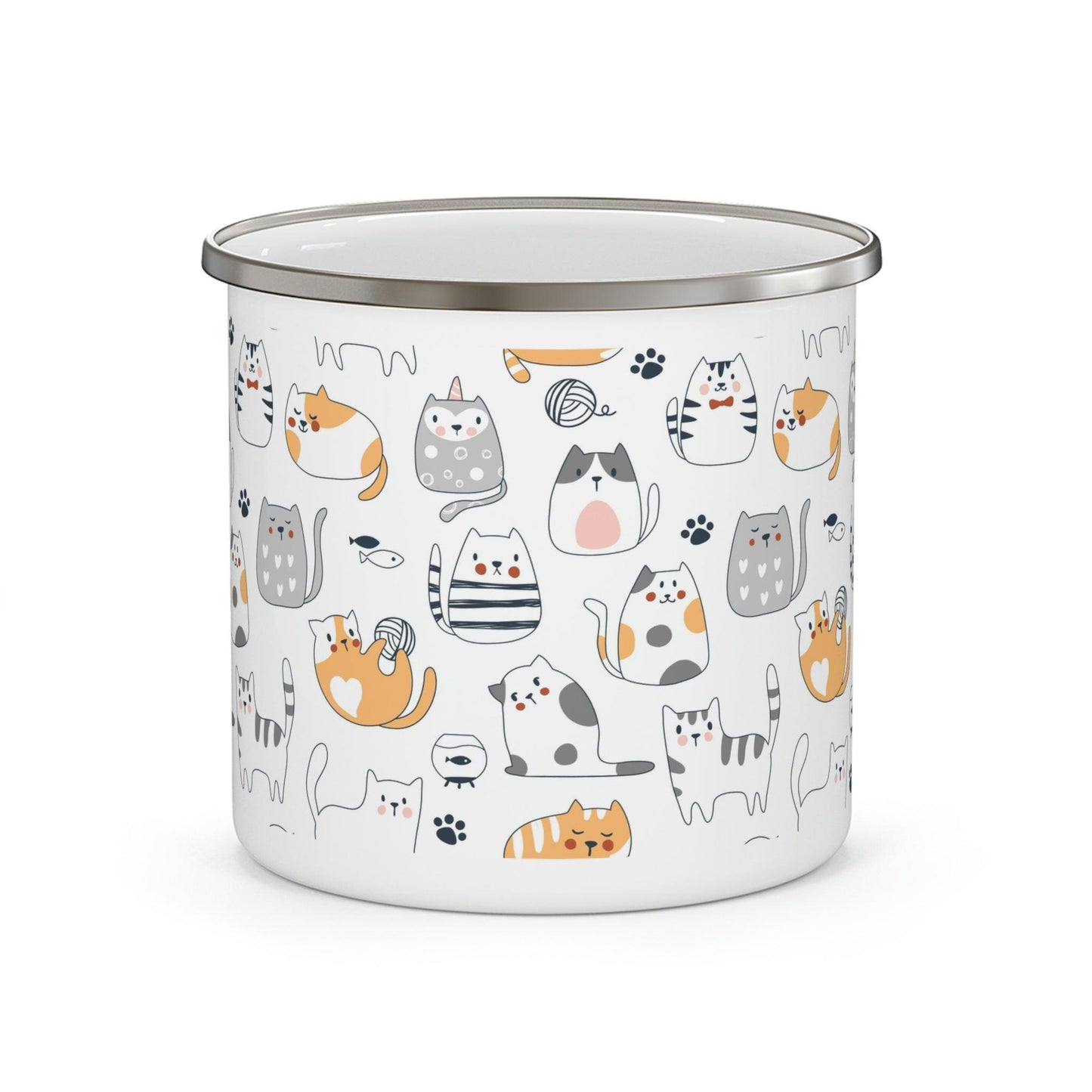 Rynx | Pet Adventure Enamel Camping Mug for Outdoor Sports Lovers