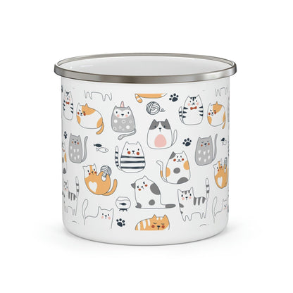 Rynx | Pet Adventure Enamel Camping Mug for Outdoor Sports Lovers