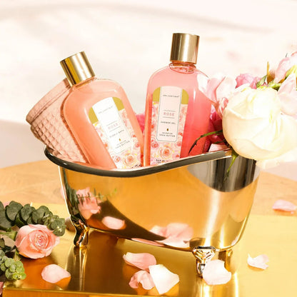 Rynx | 9 Pcs Rose Bath Gift - Spa Gift