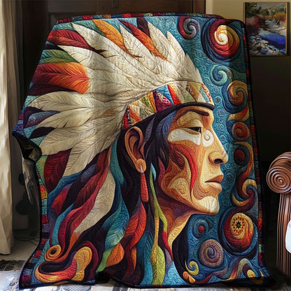 Rynx | Native American Portrait Quilt
