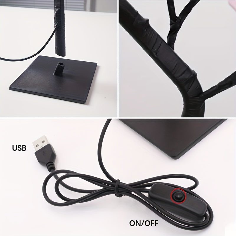 Rynx | RozenLight - LED Flower Table Lamp with USB, Mood Light