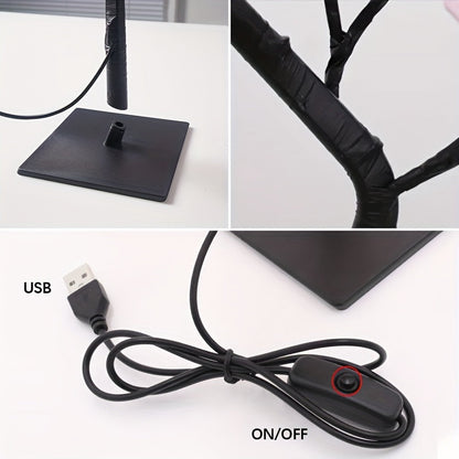 Rynx | RozenLight - LED Flower Table Lamp with USB, Mood Light