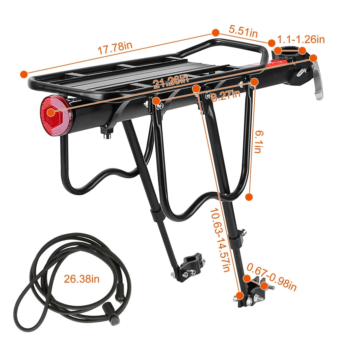 Rynx | Adjustable bike cargo rack
