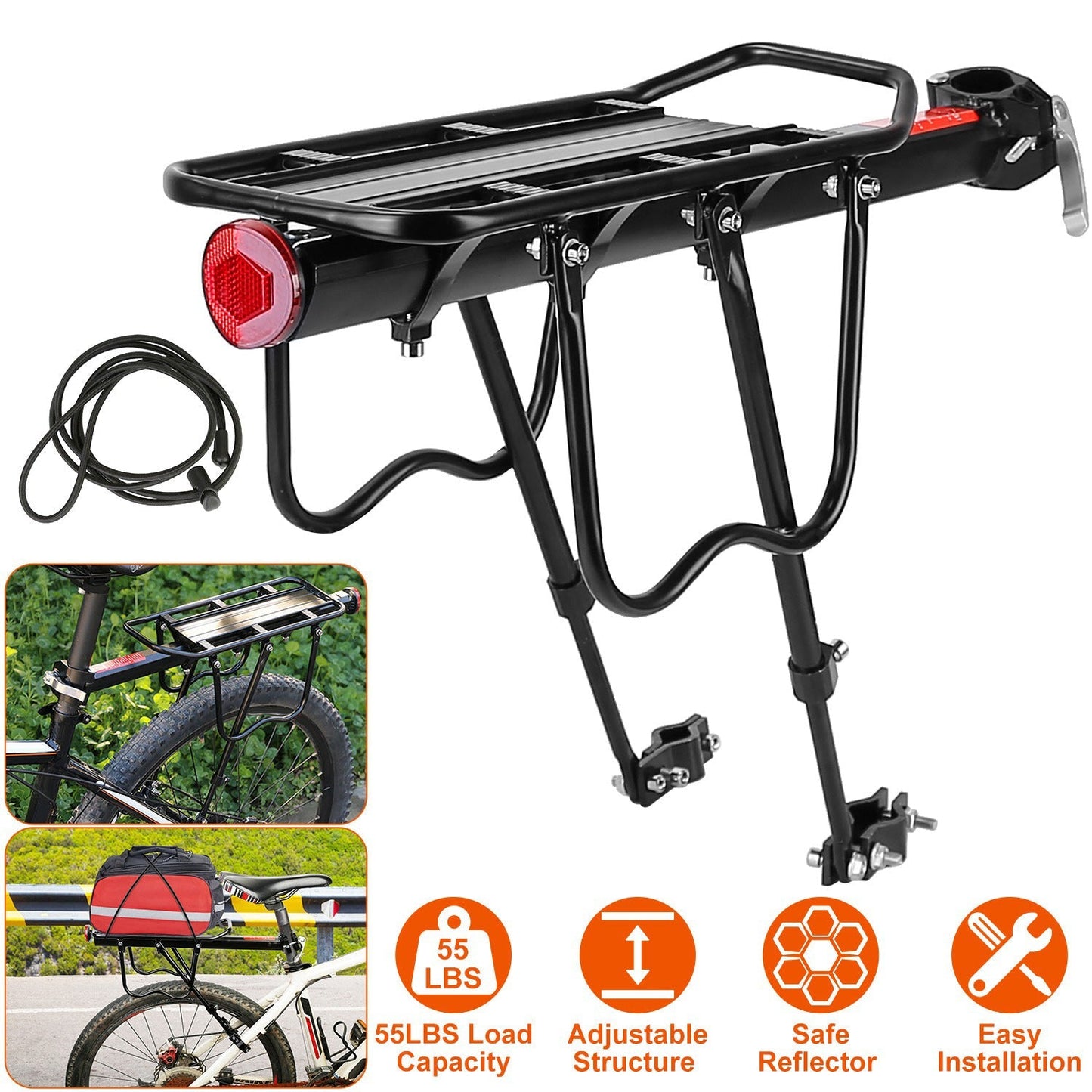 Rynx | Adjustable bike cargo rack