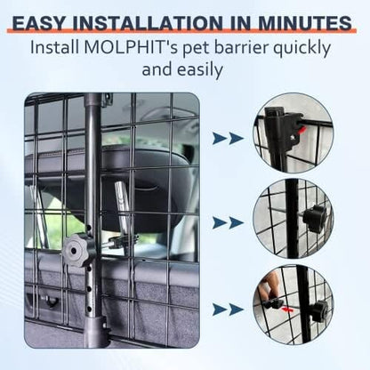 Rynx | Adjustable pet barrier for SUVs, vehicles and cars