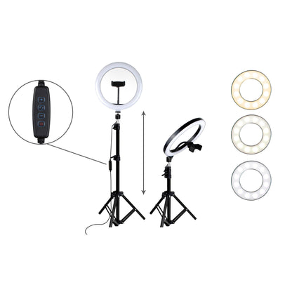 Rynx | Aduro U-Stream Home Streaming Studio with 10" Ring Light and Stand
