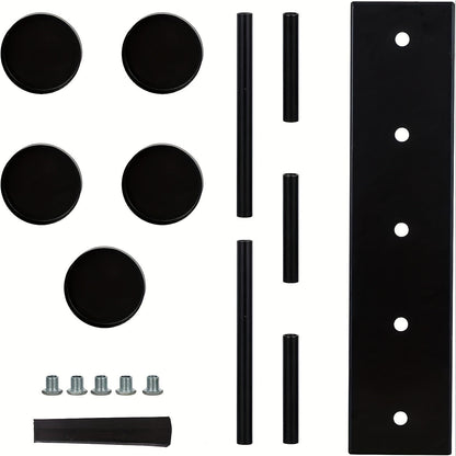 Rynx | Elegant Black Candelabra Table Decoration – 5-Column Candle Holder For Weddings, Parties, Dinner Table